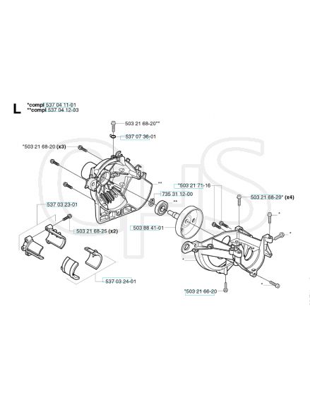 Husqvarna 323E - Crankcase