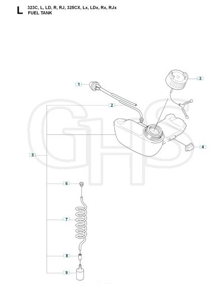 Husqvarna 323L - Fuel Tank