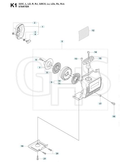 Husqvarna 323L - Starter