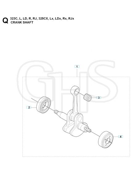 Husqvarna 323Ld - Crankshaft