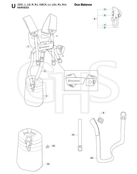 Husqvarna 323Ld - Harness