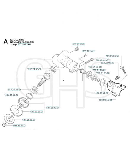 Husqvarna 323RJx - Bevel Gear