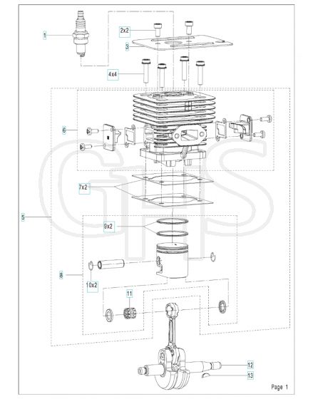 Husqvarna 323S15 - Cylinder Piston