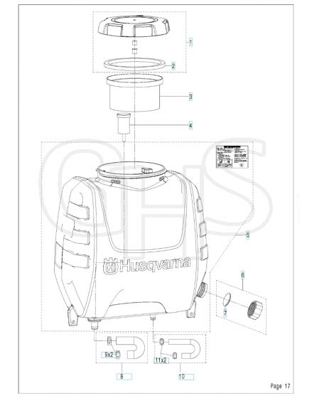 Husqvarna 323S15 - Tank