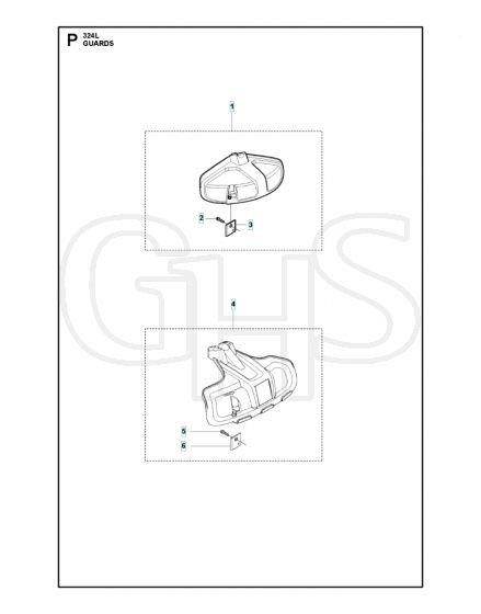 Husqvarna 324L - Guards