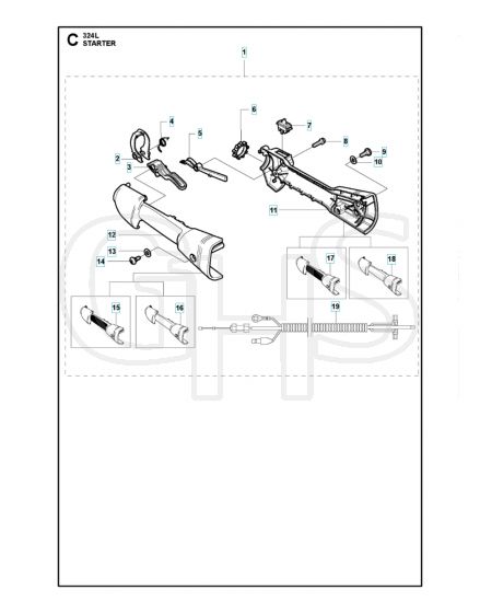 Husqvarna 324L - Handle & Controls