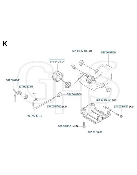 Husqvarna 324Ldx - Fuel Tank