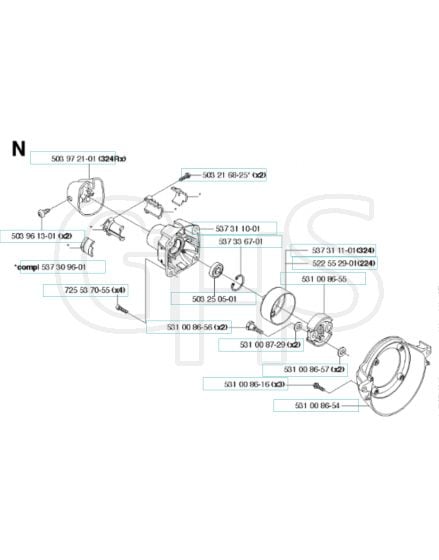 Husqvarna 324Lx - Clutch