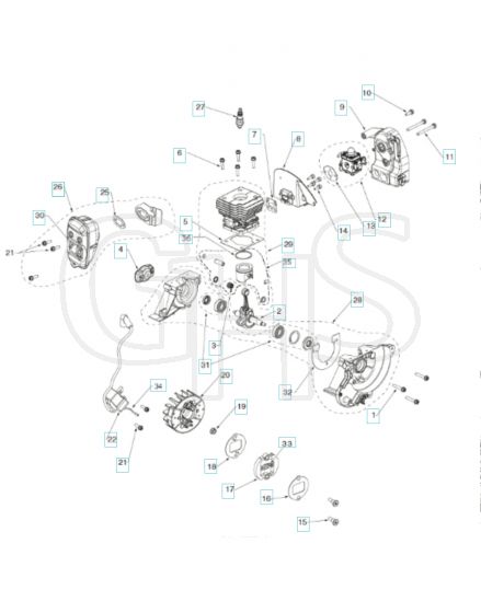 Husqvarna 325R - Engine