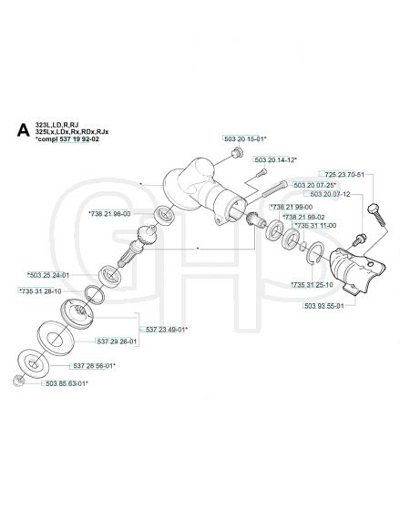 Husqvarna 325RDx - Bevel Gear