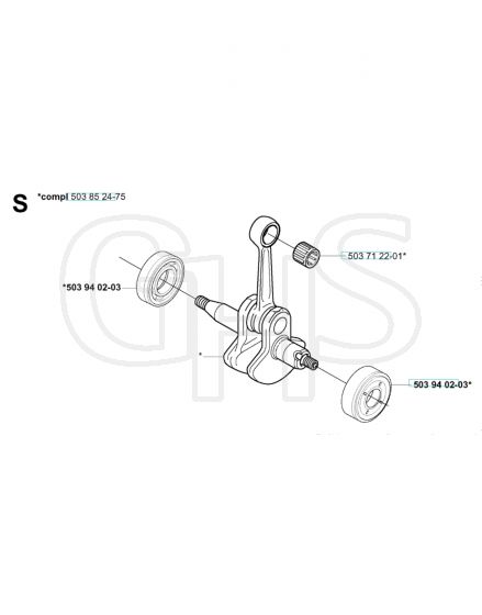 Husqvarna 325RDx - Crankshaft