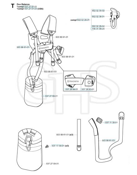 Husqvarna 325RDx - Harness