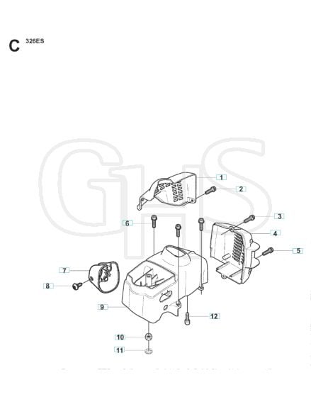 Husqvarna 326Es - Cover