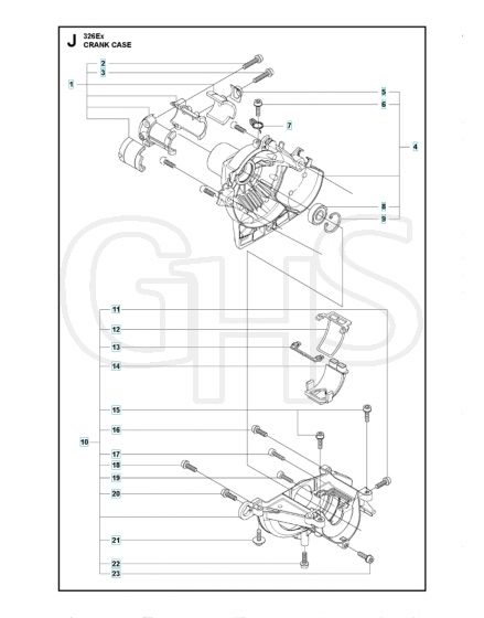 Husqvarna 326Ex - Crankcase