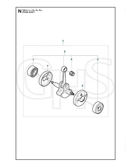 Husqvarna 326Ldx - Crankshaft