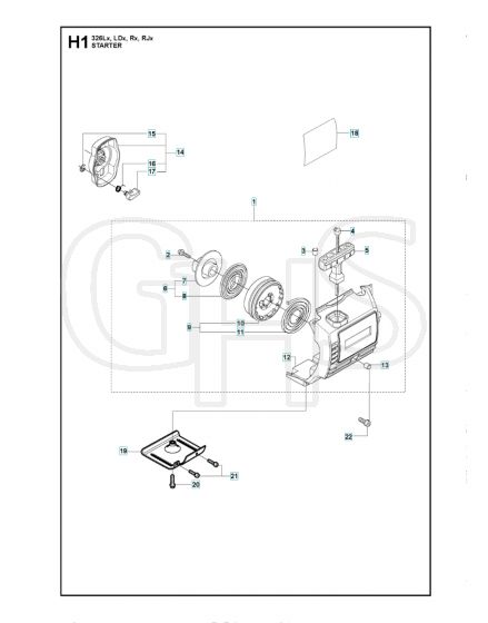 Husqvarna 326Ldx - Starter