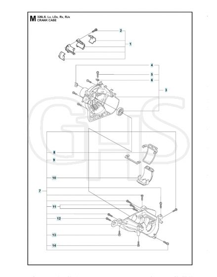 Husqvarna 326Ls - Crankcase