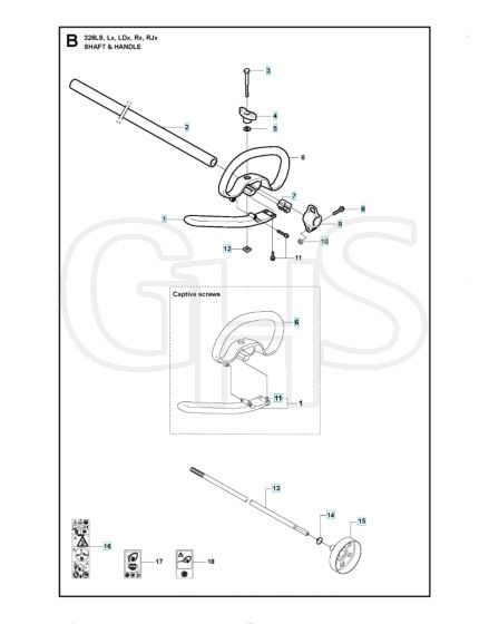 Husqvarna 326Ls - Shaft & Handle