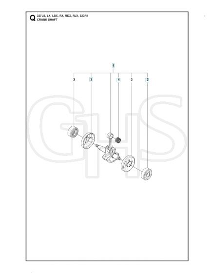 Husqvarna 327Ldx - Crankshaft