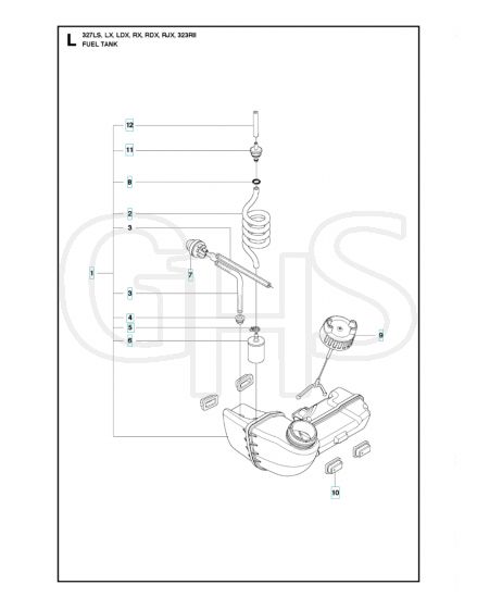 Husqvarna 327Ldx - Fuel Tank