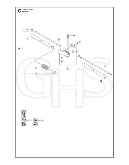 Husqvarna 327Ldx - Shaft