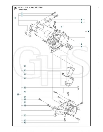 Husqvarna 327Ls - Crankcase