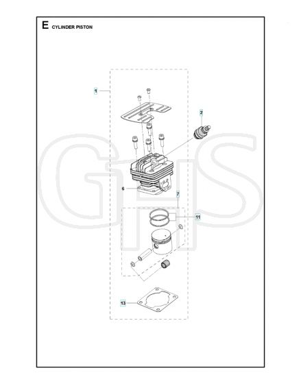 Husqvarna 331Rb - Cylinder Piston