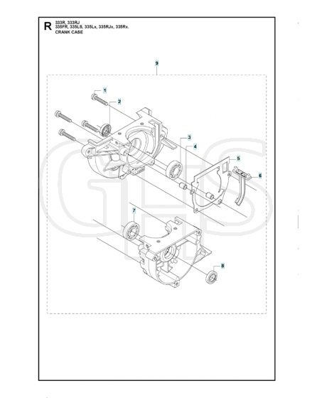 Husqvarna 335 Ls - Crankcase