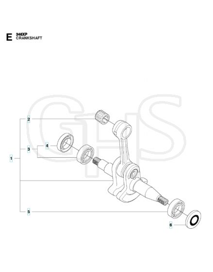 Husqvarna 346XP - Crankshaft