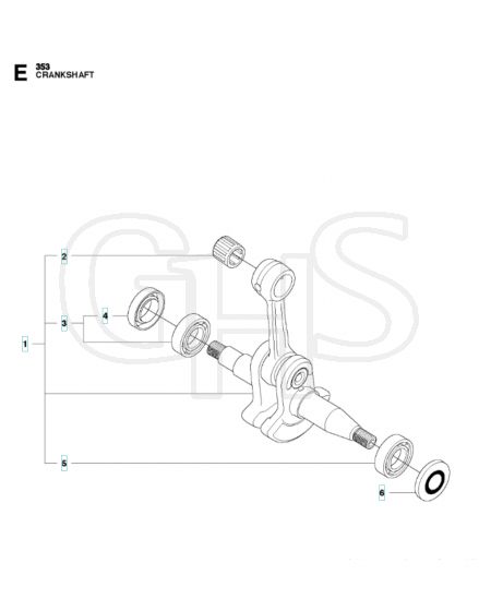 Husqvarna 353 - Crankshaft