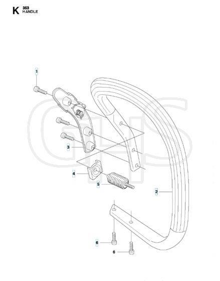 Husqvarna 353 - Handle & Controls