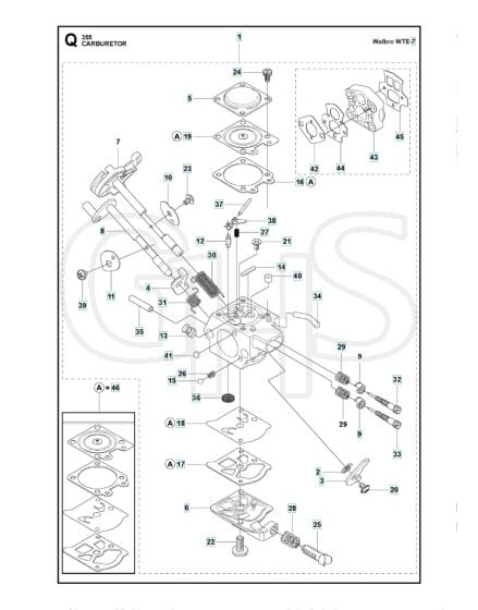 Husqvarna 355Fx - Carburetor