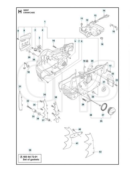 Husqvarna 365 - Crankcase