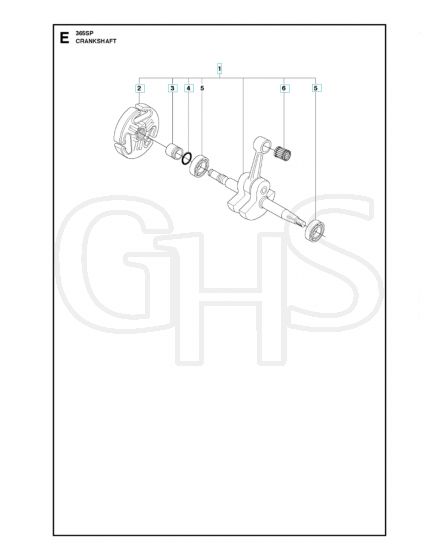 Husqvarna 365 - Crankshaft