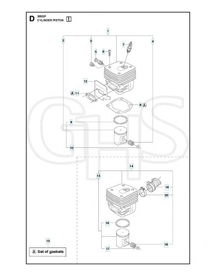 Husqvarna 365 - Cylinder Piston