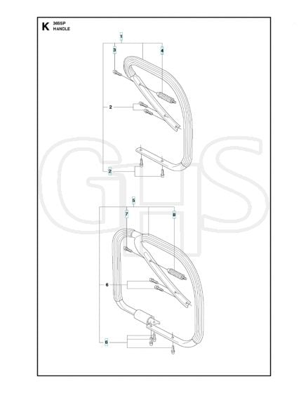 Husqvarna 365 - Handle