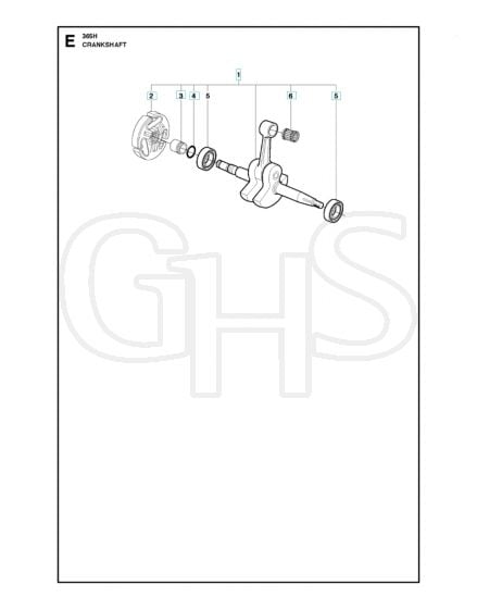 Husqvarna 365H - Crankshaft