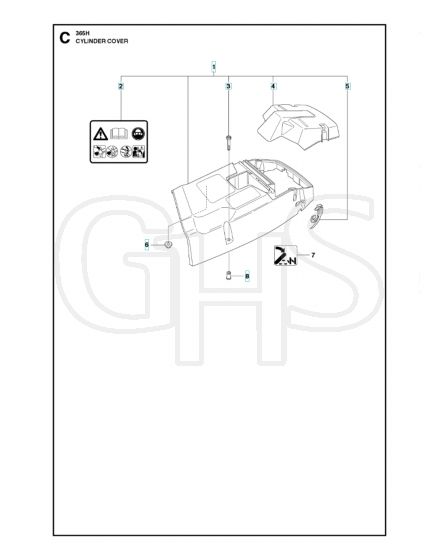 Husqvarna 365H - Cylinder Cover