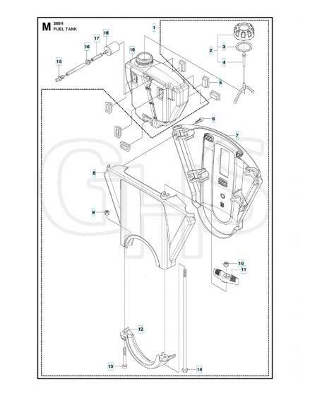 Husqvarna 365H - Fuel Tank