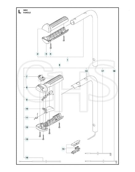 Husqvarna 365H - Handle