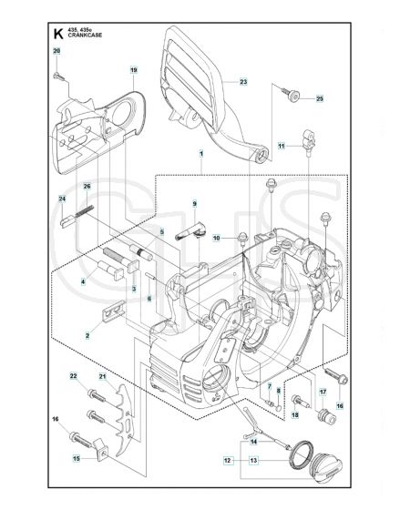 Husqvarna 435 - Crankcase