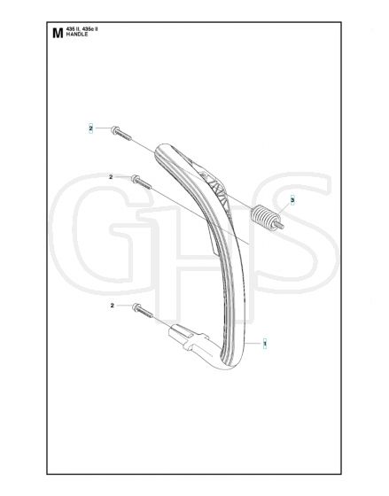 Husqvarna 435II - Handle