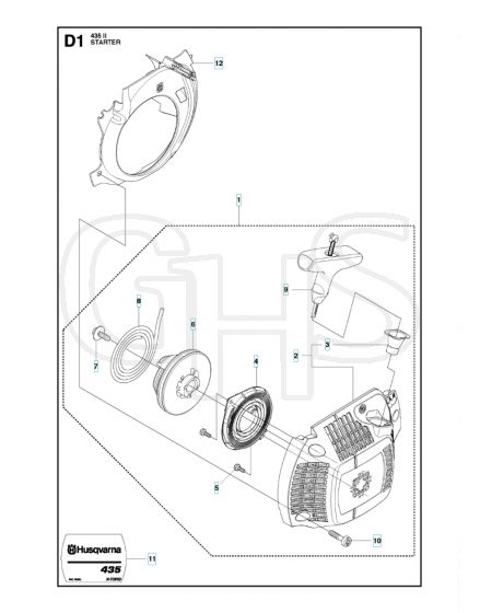 Husqvarna 435II - Starter