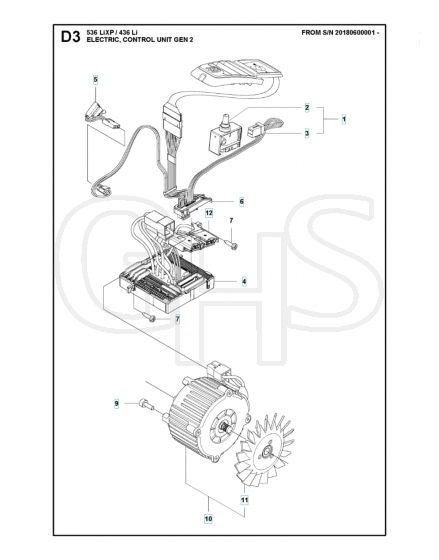 Husqvarna 436LI - Electrical 2