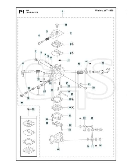 Husqvarna 439 - Carburetor