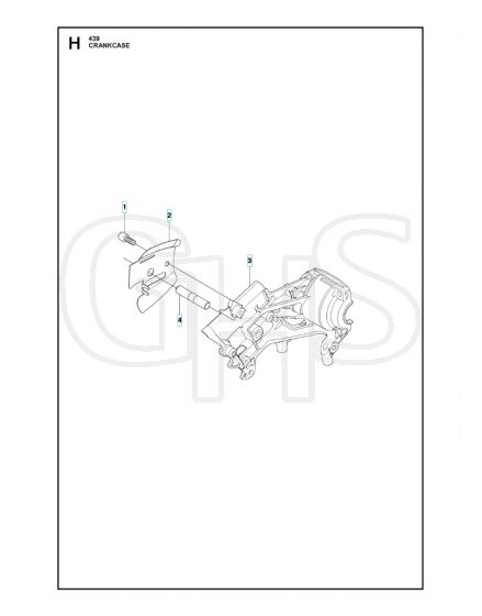 Husqvarna 439 - Crankcase