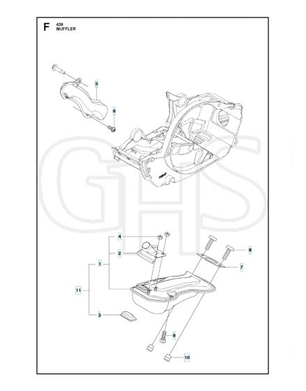 Husqvarna 439 - Muffler