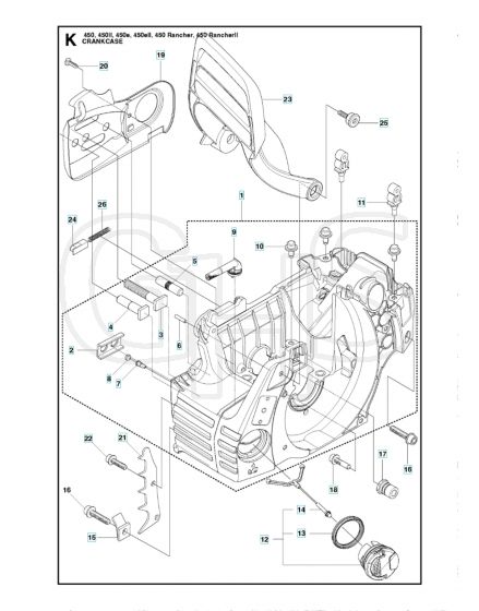 Husqvarna 450RANCHER - Crankcase