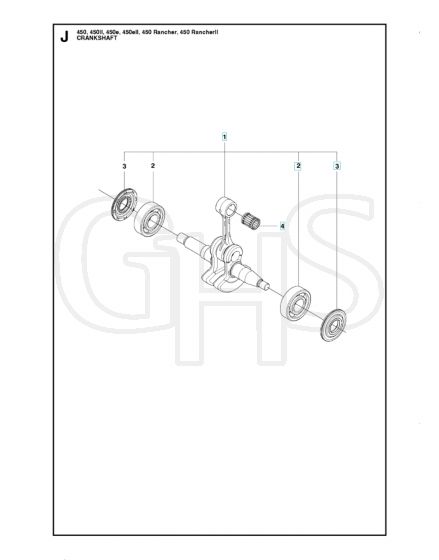 Husqvarna 450RANCHER - Crankshaft