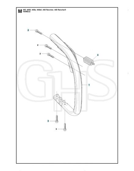 Husqvarna 450RANCHER - Handle